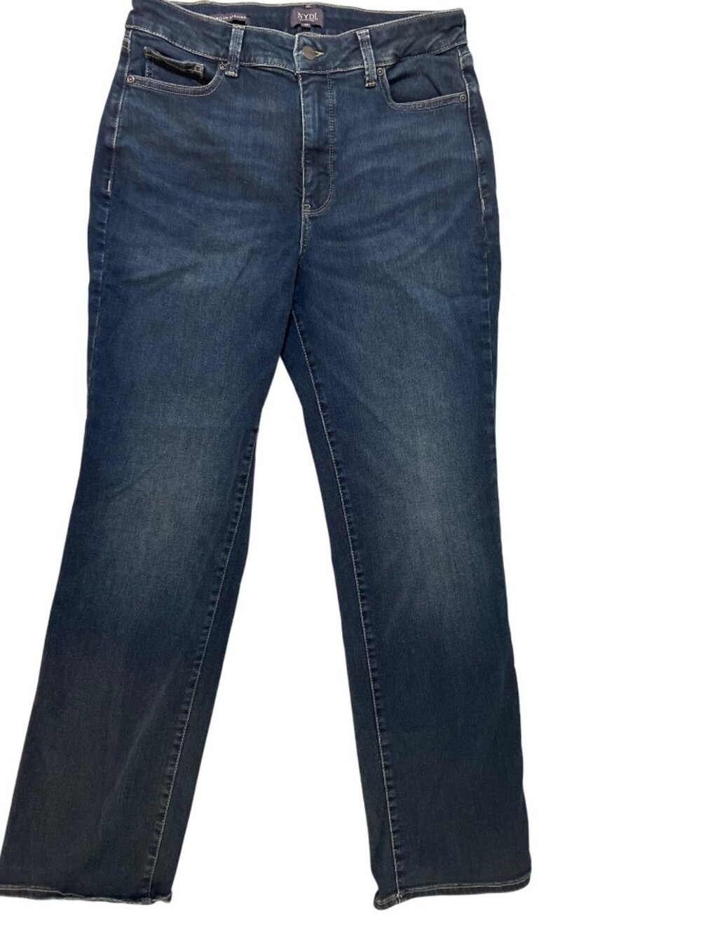 women's NYDJ jeans size 12 Marilyn straight blue